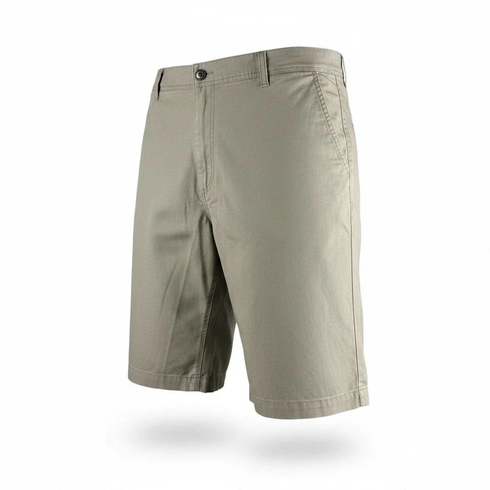 OAKLEY Shorts Mens 38 Khaki Fingerprint 2.8 Loose Fit Y2K Skate Golf 2006 NEW - Picture 1 of 13
